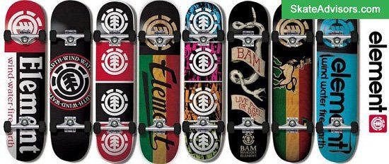Element Skateboard brands