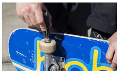 how to change the bearings on a skateboard