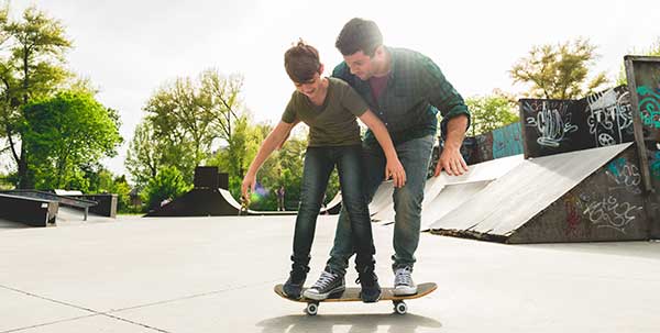 how to teach a kid to skateboard