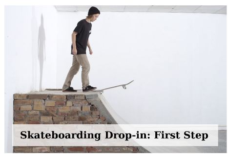 how to drop in on a skateboard for the first time