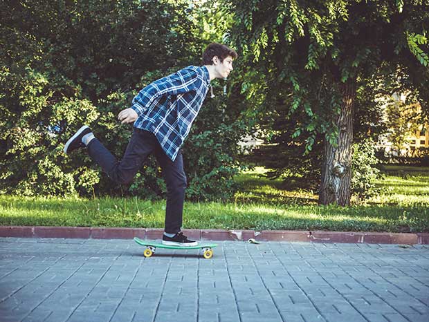 how to ride a penny board for the first time